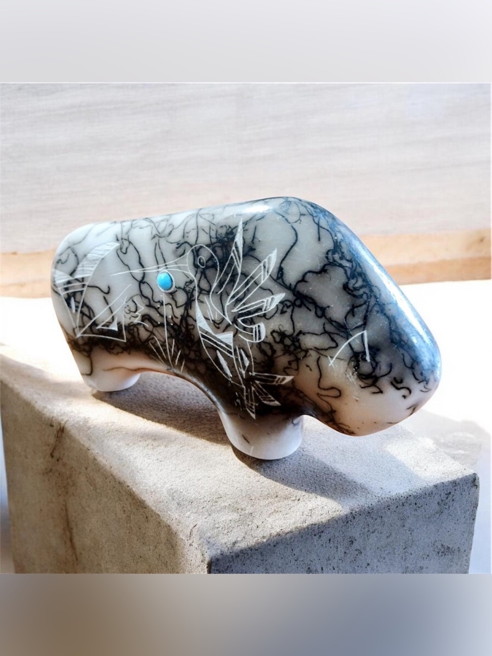 Navajo Ceramic Horse Hair
Spirit Bison Buffalo